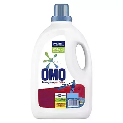 [PRIMEIRA COMPRA / APP / PRIME] Sabão Líquido Omo 5 Litros - Lavagem Perfeita