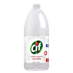 Higienizador + Álcool Cif Profissional Original Sem Perfume 2L