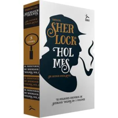 [APP] Livro - Box Sherlock Holmes: As Aventuras de Sherlock Holmes (3 Volumes) | R$18