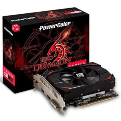 Placa de video Powercolor radeon rx 550 4gb ddr5 128bits - axrx 550 4gbd5-dh R$730