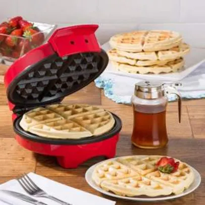 Máquina de Waffle Fun Kitchen - Várias Cores - R$80