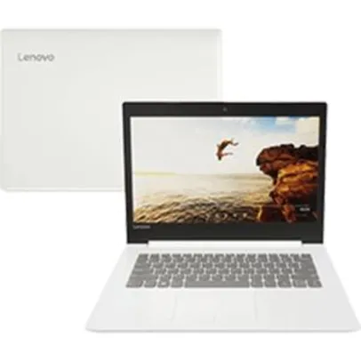 Notebook Lenovo Ideapad 320 Intel Core i5 4GB 500GB Tela 14'' HD Antireflexo Windows 10 - Branco - R$1529