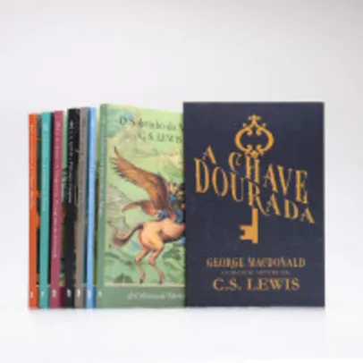 Kit 8 Livros | As Crônicas de Nárnia + Grátis A Chave Dourada