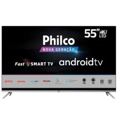 Smart TV LED 58" UHD 4K Philco PTV58G71AGBLS | R$ 2.379