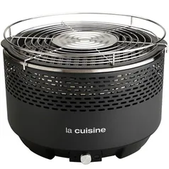 [Ame R$ 269,00 / SC R$ 188,99] Churrasqueira Portátil à Carvão Compact Preta - La Cuisine