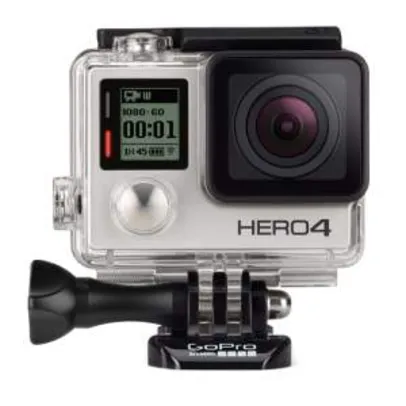 [Beta] Câmera Filmadora GoPro Hero 4 Silver Adventure LCD R$ 1.671
