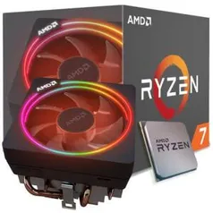 Processador AMD Ryzen 7 2700X, Cooler Wraith Prism, Cache 20MB, 3.7GHz (4.35GHz Max Turbo), AM4, Sem Vídeo - YD270XBGAFBOX