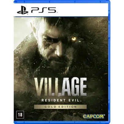 [Cartão de Crédito Ame] Game Resident Evil Village Gold Edition - PS5