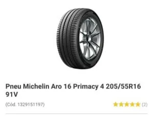 Pneu Michelin Primacy 4 Aro 16 205/55 | R$315