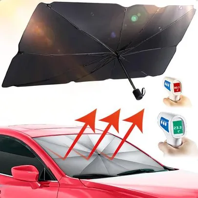 Quebra Sol Para Brisa Carro Protetor Solar Guarda Chuva Linha Premium