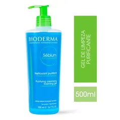 Bioderma Sébium Antioleosidade, 500ml - Gel de Limpeza Facial Profunda