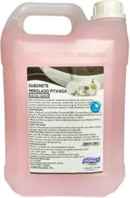 [Prime] Sabonete Líquido Perolado Pitanga - 5 Litros - Isopoly