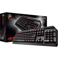 Teclado Semi Mecânico Gamer Cougar LED, ABNT2 - 450K