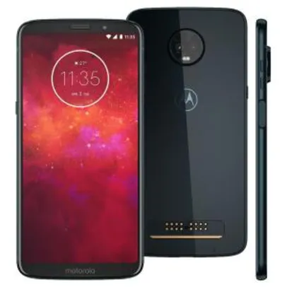 Smartphone Motorola Moto Z3 Play Índigo 64GB R$ 1011