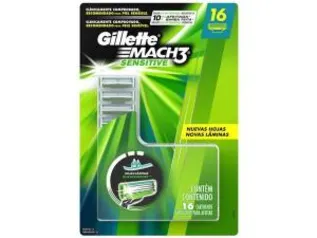 Carga para Aparelho de Barbear Gillette - Mach3 Sensitive 16 Cargas