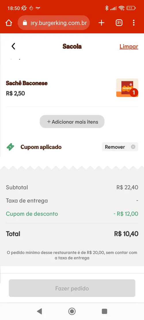 Imagen na descrição da promoção