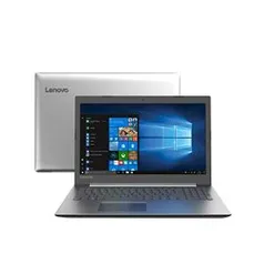 [FRETE PRIME] Notebook Lenovo Ideapad 330, Intel Core i3-7020U, 4GB, 1000 GB, 15.6 Polegadas, Windows 10, Prata, 81FE000QBR