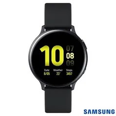 Galaxy Watch Active2 BT 44mm (Alumínio) - Preto (Pulseira Silicone)