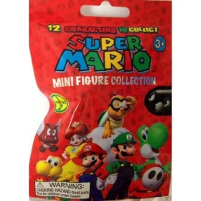 Super Mario - Saquinho Surpresa Com Mini Figura Séries 1 E 2