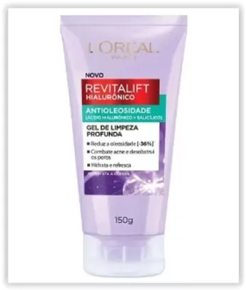 Gel de Limpeza Antioleosidade L'Oréal Paris Revitalift Hiaurônico - 150g