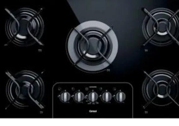 Cooktop 5 bocas Consul com controle fácil e acendimento automático - BIVOLT | R$ 450