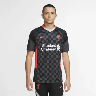 Saindo por R$ 159,99: Camisa Nike Liverpool III 2020/21 Torcedor Pro Masculina - Tamanho G | Pelando