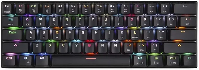 [internacional] Teclado Mecânico Motospeed CK62 - Switch Azul | R$176