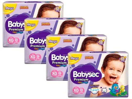 Kit Fraldas Babysec Premium Galinha Pintadinha - Fralda Descartável