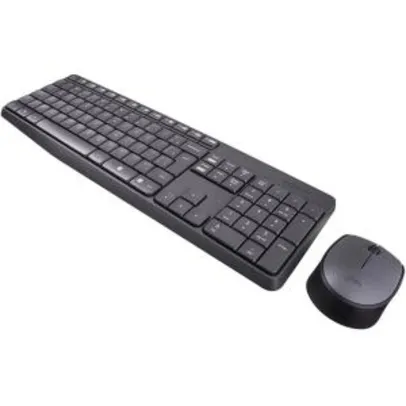 Teclado + Mouse Logitech sem fio MK235 | R$123