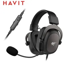 Headset Havit H2002D com Fio com Microfone Encaixável