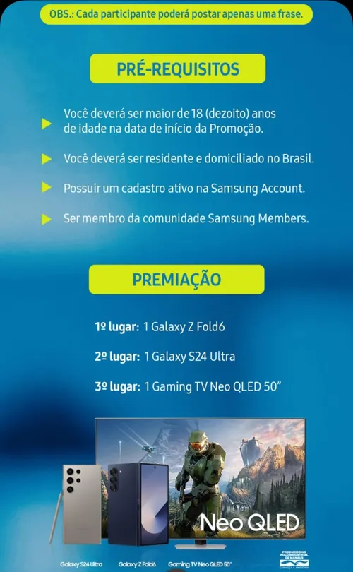 Imagen na descrição da promoção