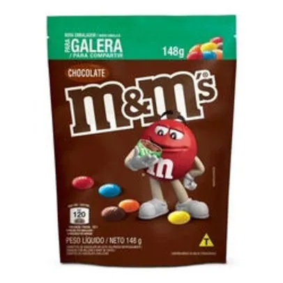 [R$7 AME] Chocolate Confeito M&ms Ao Leite 148g | R$ 10