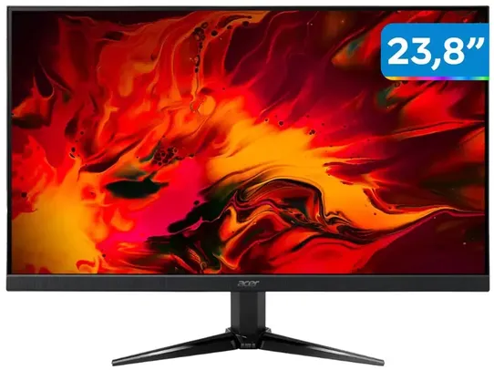 Monitor Gamer Acer Nitro QG241Y 23,8” 144 Hz Painel VA Full HD