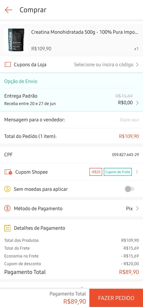 Imagen na descrição da promoção