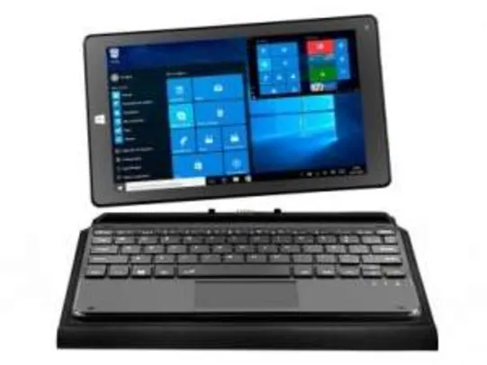 [www.magazineluiza.com.br] Tablet Multilaser 2 em 1 M8W 16GB Tela 8,9 Wi-Fi - Windows 10 Proc. Intel Quad-Core Câm 2MP