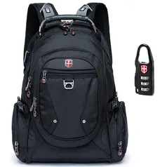 Mochila Swissport Executiva Cadeado Reforçada Masculino