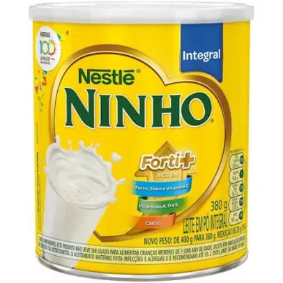 Leite em Pó Integral Nestlé Ninho Forti+ Lata 380g