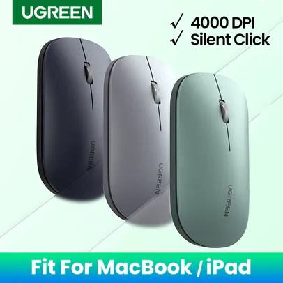 Mouse UGREEN Wireless 4000 DPI Silent Mice For MacBook Pro M1 M2 iPad