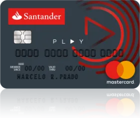 CARTÃO SANTANDER PLAY COM ANUIDADE GRÁTIS (CONCORRENTE DO NUBANK)