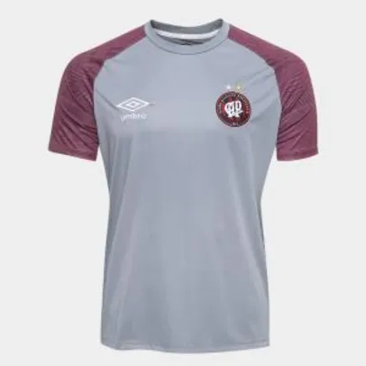Camisa de Treino Athletico Paranaense 2018 Umbro Masculina - Cinza