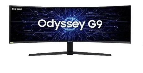 Monitor Gamer Curvo Samsung Odyssey 49” DQHD, 240Hz, 1ms, HDMI, Display Port, USB, G-sync, Freesync 