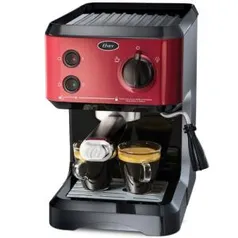 Cafeteira Expresso Oster Cappuccino 1,2L 1170W - Vermelha | R$531