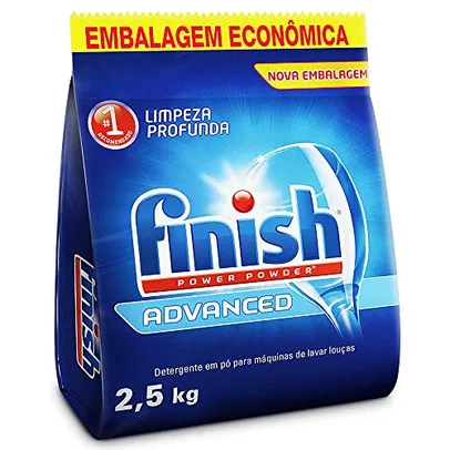 Detergente em Pó Para Lava Louças Finish Advanced 2,5kg | R$50