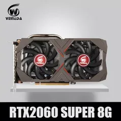 (Contas Novas R$ 936) Placa de Vídeo RTX 2060 SUPER VEINEDA 