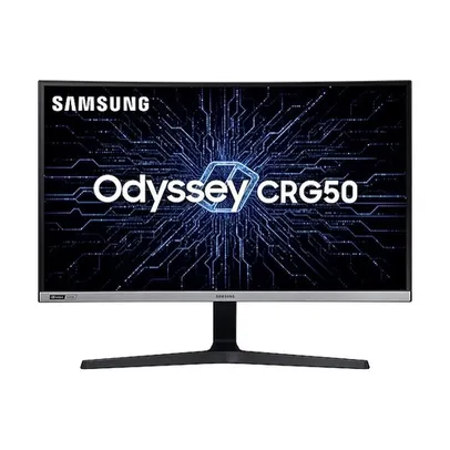 Monitor Gamer Curvo Samsung Odyssey CRG50 27" FullHD, LED, 240Hz, 4ms, G-Sync, LC27RG50FQLXZD, Preto