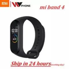 Original Xiaomi Mi Band 4 - R$136 (Pulseira extra + 3 películas)