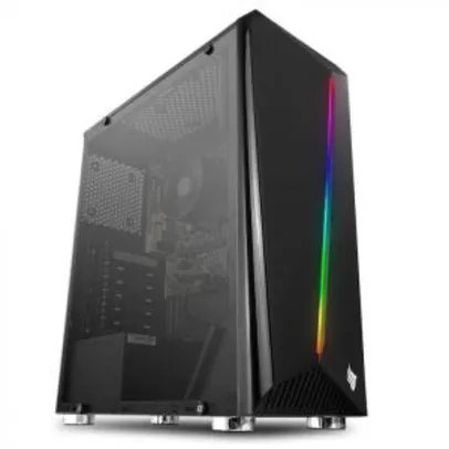 Computador Pichau Gamer Odin II, Ryzen 5 3350G, 16GB (2x8) DDR4, SSD 256GB, 500W | R$ 2239