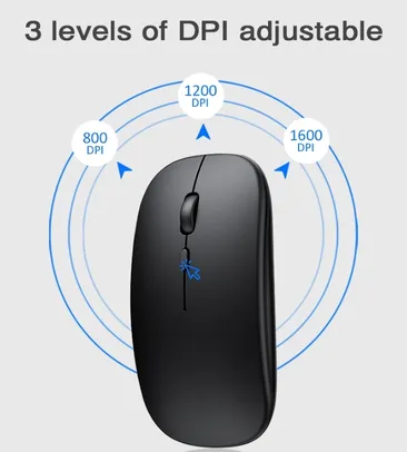 [Contas novas] Mouse Bluetooth Silencioso 