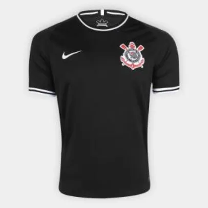 Camisa Corinthians II 19/20 s/nº Torcedor Nike Masculina R$61