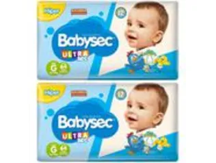 Kit Fraldas Babysec Ultrasec Galinha Pintadinha